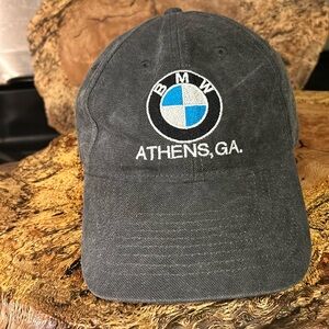 VTG BMW ATHENS GA HAT GEORGIA BULLDOGS FRAT HIPSTER GRAY Adjustable Back Strap